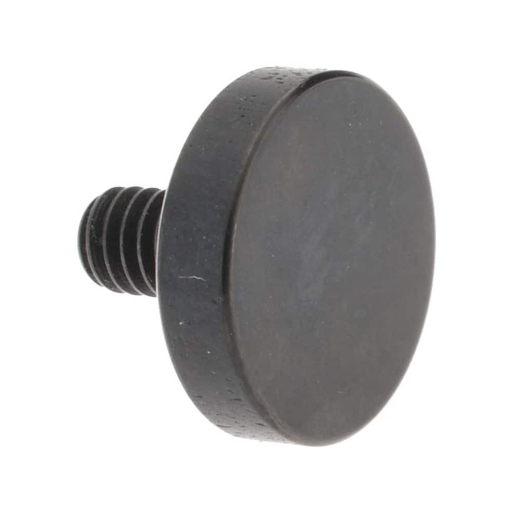 SPI 21-254-8 Drop Indicator Flat Button Contact Point: #4-48, 3/8" Dia, 0.094" Contact Point Length