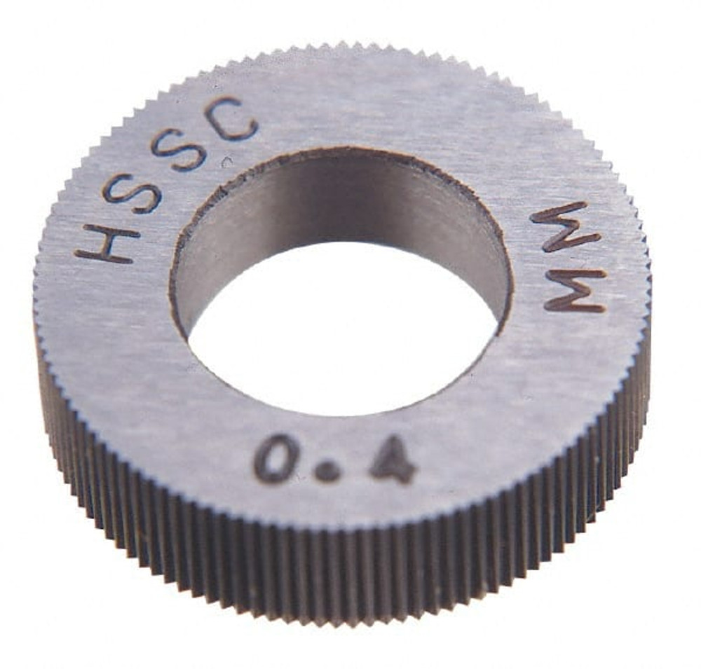 MSC CBRX0.6 Standard Knurl Wheel: 0.571" Dia, 90 ° Tooth Angle, 42 TPI, Diagonal, Cobalt