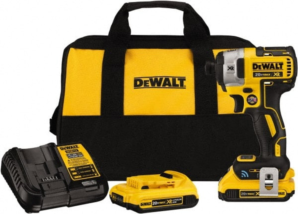 DeWALT DCF888D2 Cordless Impact Driver: 20V, 1/4" Drive, 152 ft/lb, 3,250 RPM