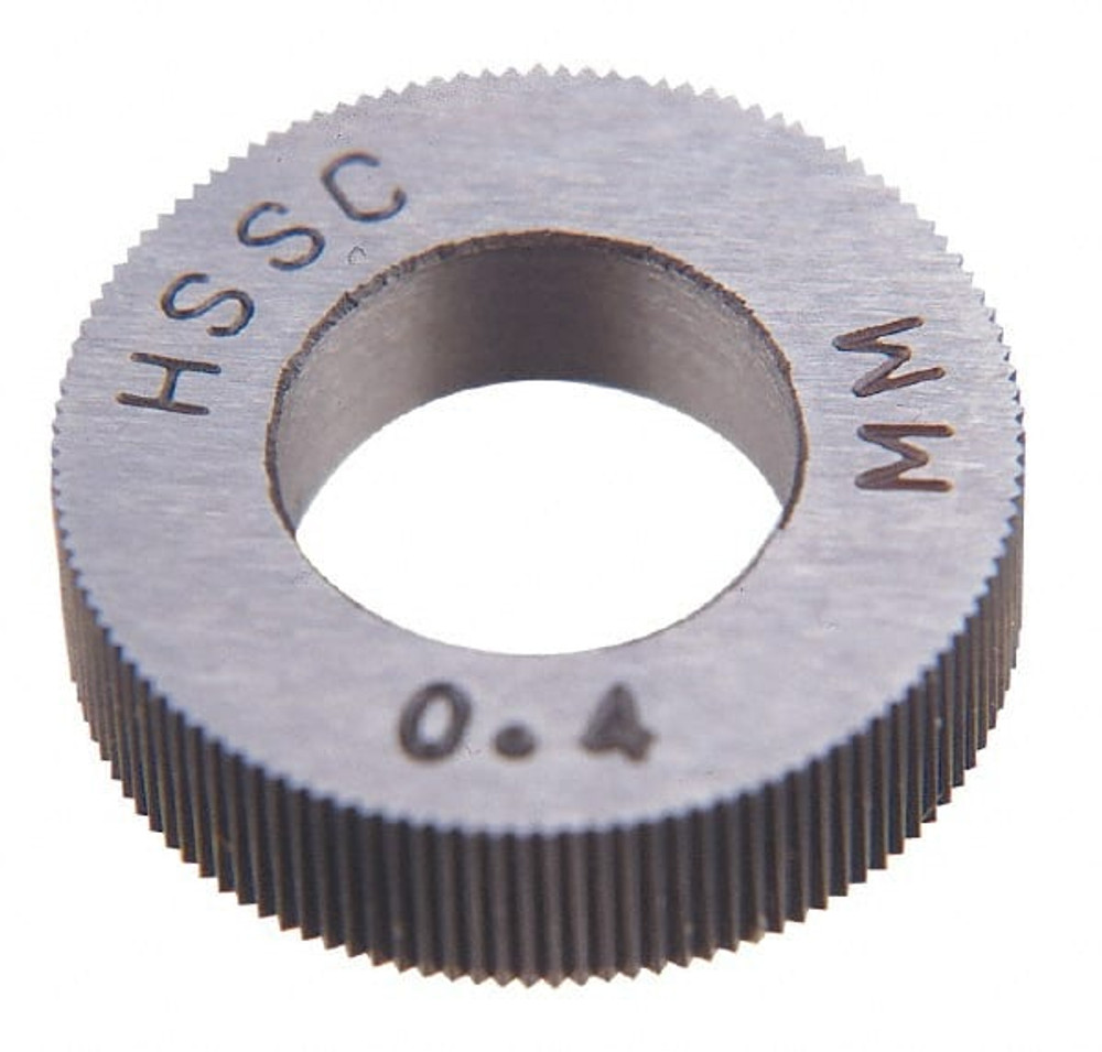 MSC CBRX1.0 Standard Knurl Wheel: 0.571" Dia, 90 ° Tooth Angle, 25 TPI, Diagonal, Cobalt