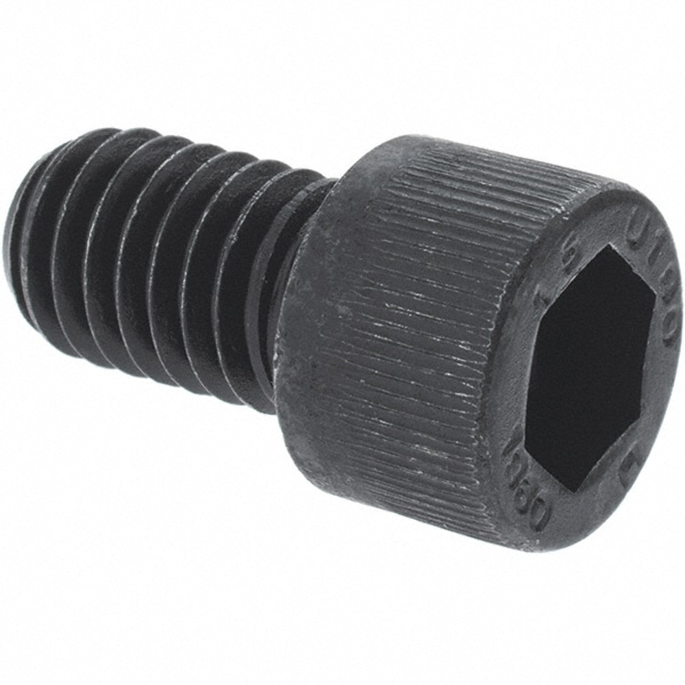 Unbrako 103126 Socket Cap Screw: M16 x 2, 120 mm Length Under Head, Socket Cap Head, Hex Socket Drive, Alloy Steel, Black Oxide Finish