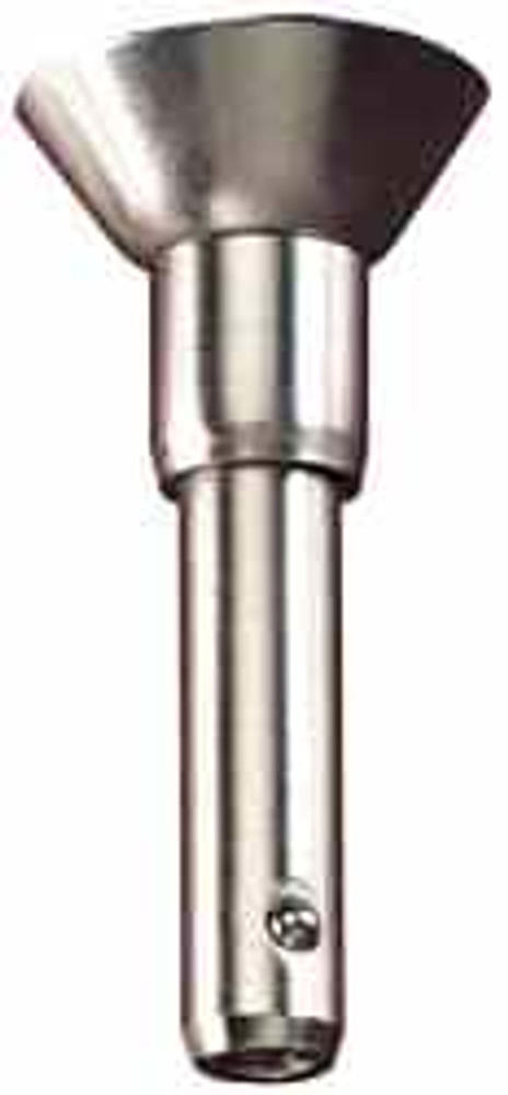 Jergens 803038 Push-Button Quick-Release Pin: Button Handle, 5/16" Pin Dia, 2" Usable Length