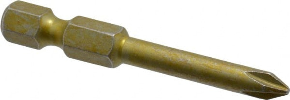 Wera 05134930001 Power Screwdriver Bit: #1 Phillips, PH1 Speciality Point Size, 1/4" Hex Drive