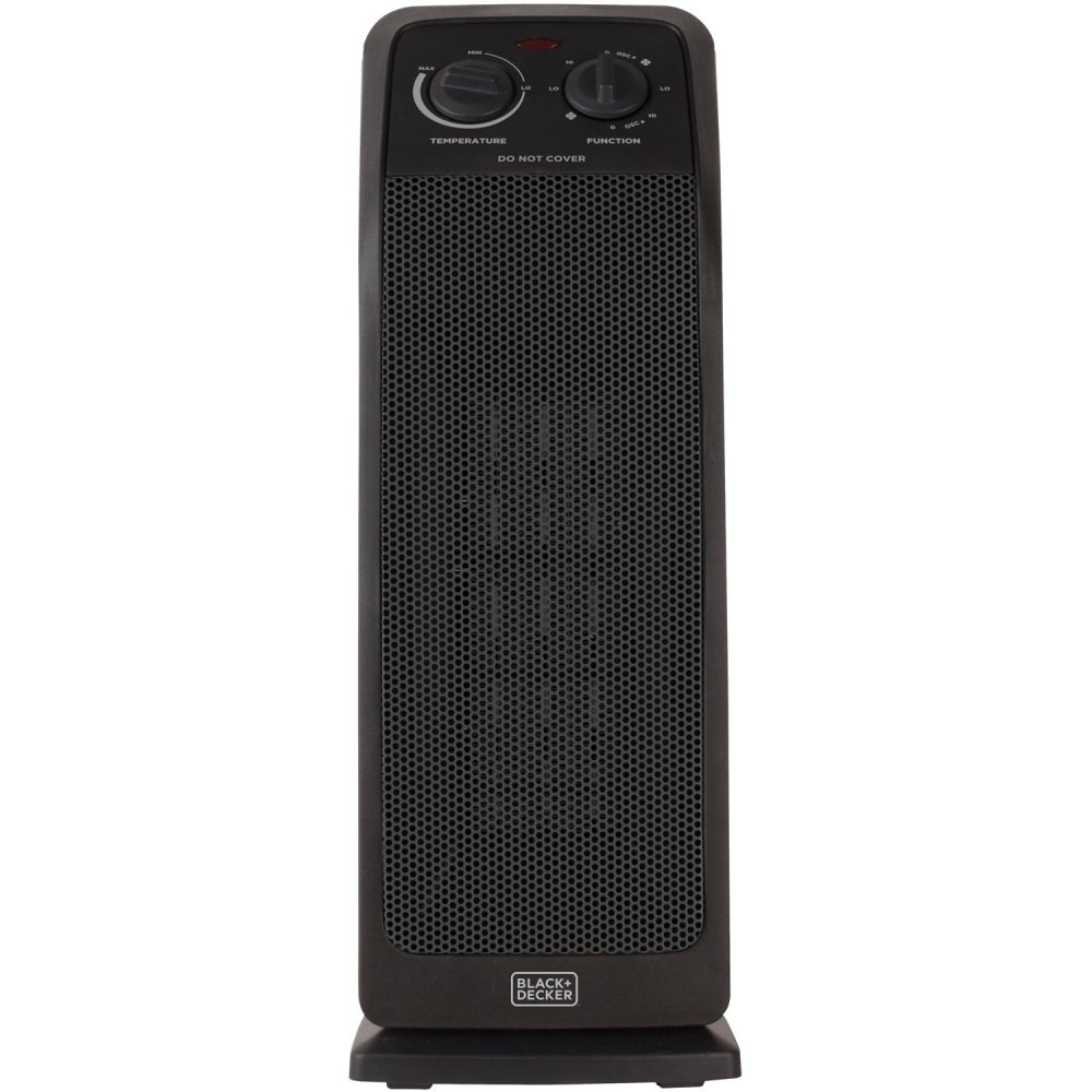 W APPLIANCE COMPANY LLC Black+Decker BHTC571  BHTC571 1,500-Watt Ceramic Tower Heater - Ceramic - Electric - Electric - 4 x Heat Settings - 1500 W - 120 V AC - Room - Tower