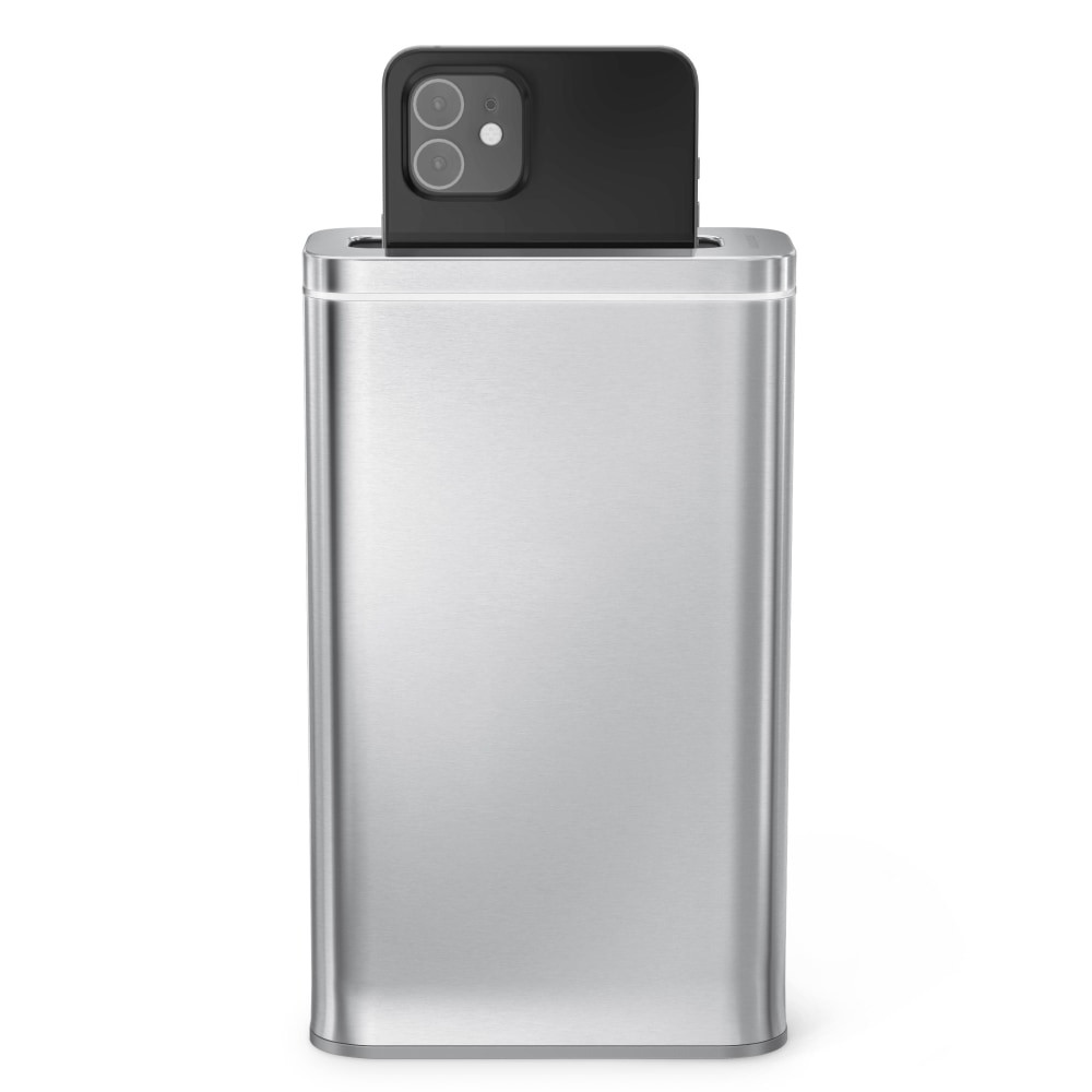 SIMPLEHUMAN LLC simplehuman ST4000  Cleanstation Phone Sanitizer With UV-C Light, 7-5/8inH x 4-1/2inW x 2inD, Brushed Stainless Steel