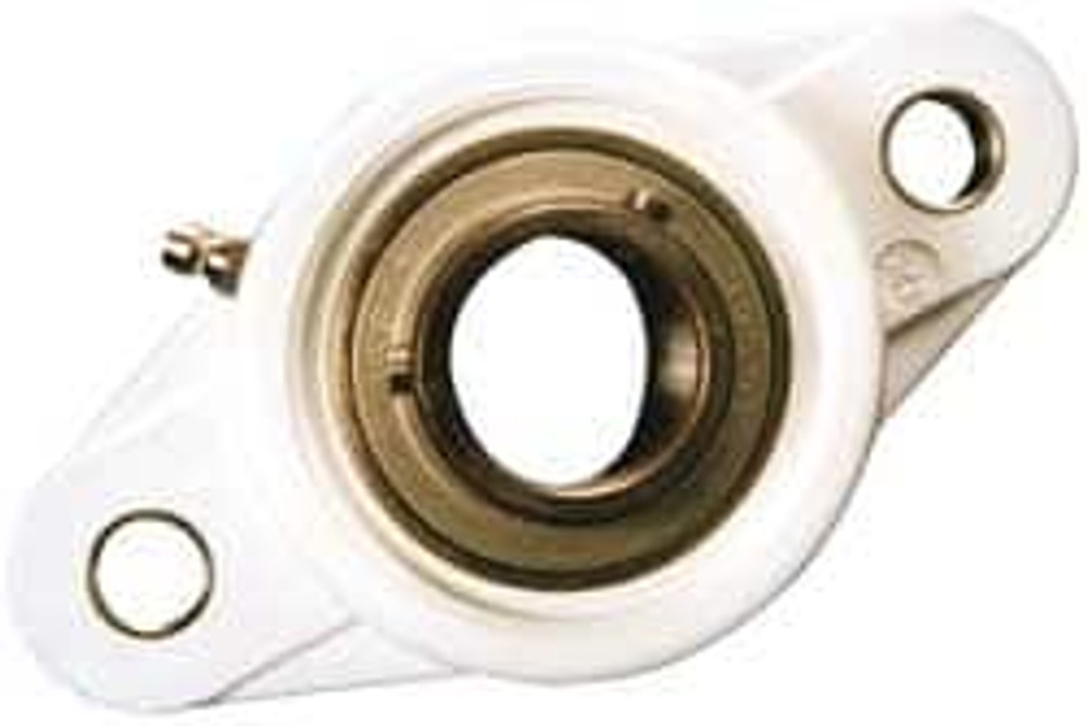 Value Collection UCFLPL206-20SS 1-1/4" ID, 1-19/32" OAL x 5-13/16" OAH 2-Bolt Flange Mounted Bearing