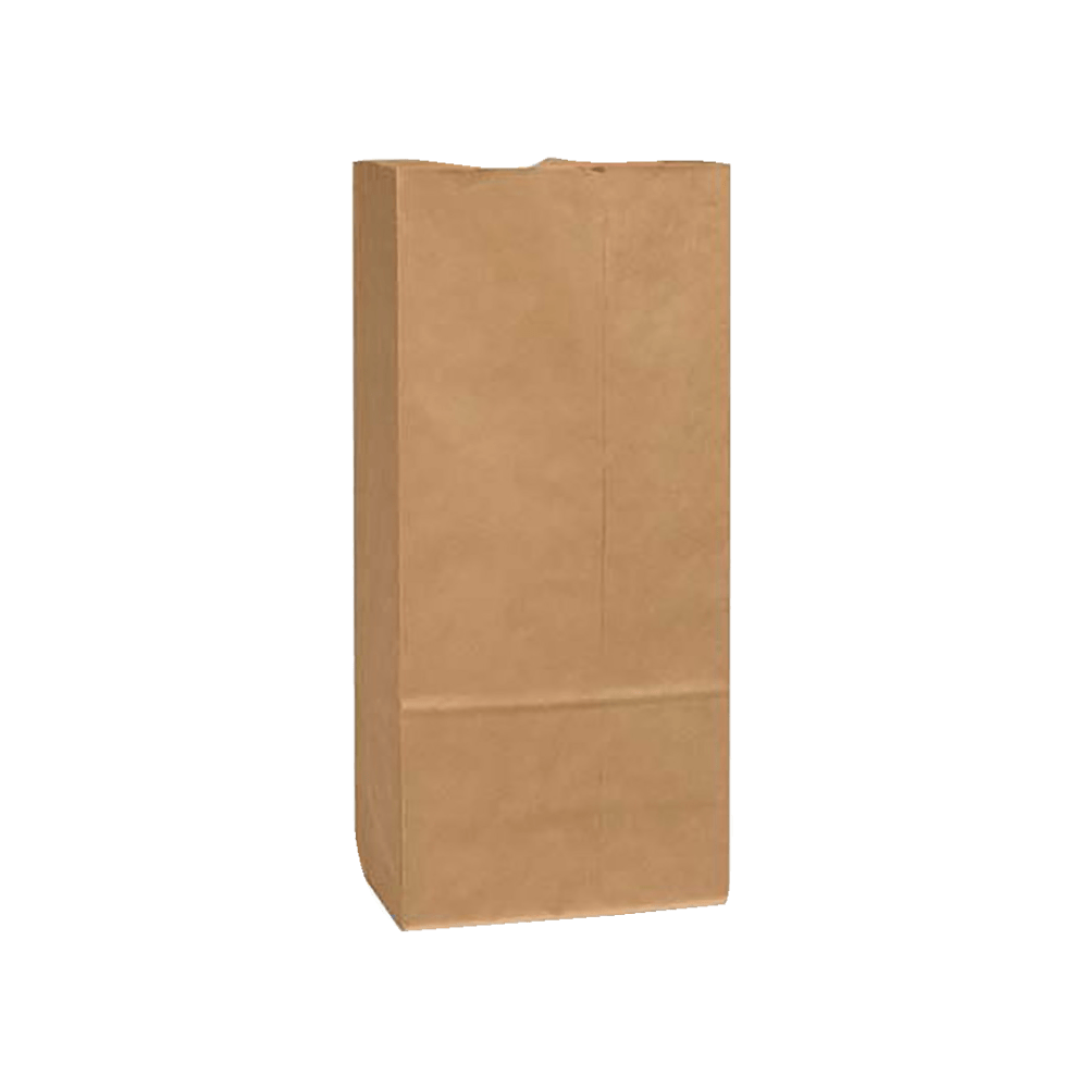 B O X MANAGEMENT, INC. 80978 Duro Bag General Paper Bags, 25#, 18in" x 8.25in x 5.25in, 40 Lb Base Weight, 40% Recycled, Brown Kraft, Bundle Of 500