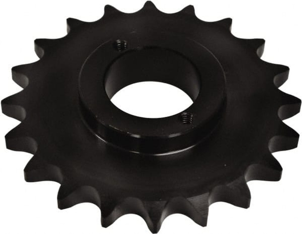 U.S. Tsubaki 80Q17 Split Taper Sprocket: 17 Teeth, 1"