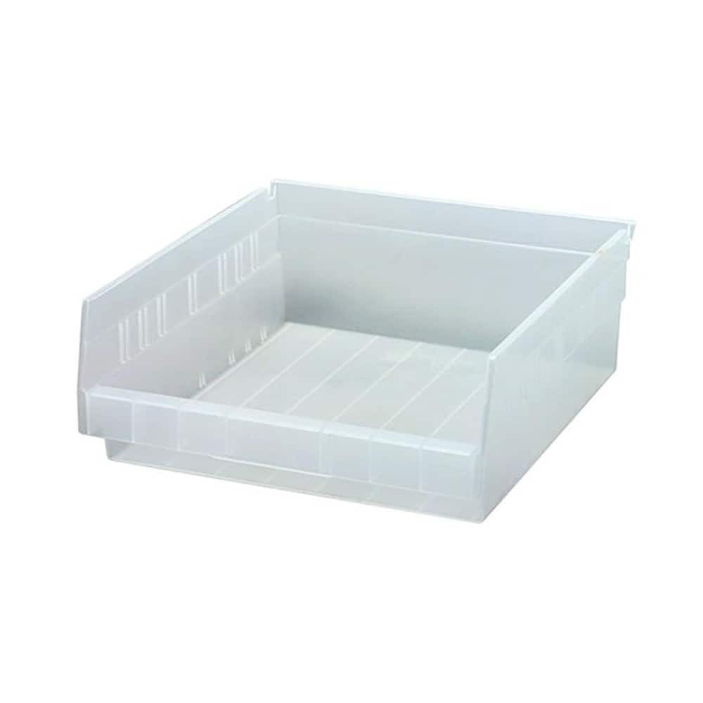 Quantum Storage QSB109CLCS Plastic Hopper Shelf Bin: Clear