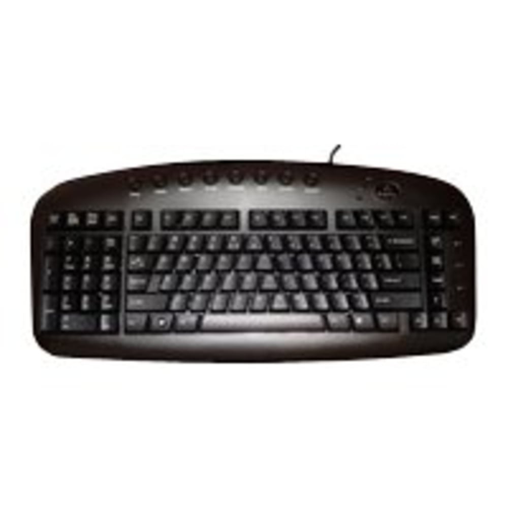 CALIFONE INTERNATIONAL, INC. Ergoguys KBS-29BLK  Left-Handed Ergonomic Keyboard, Black