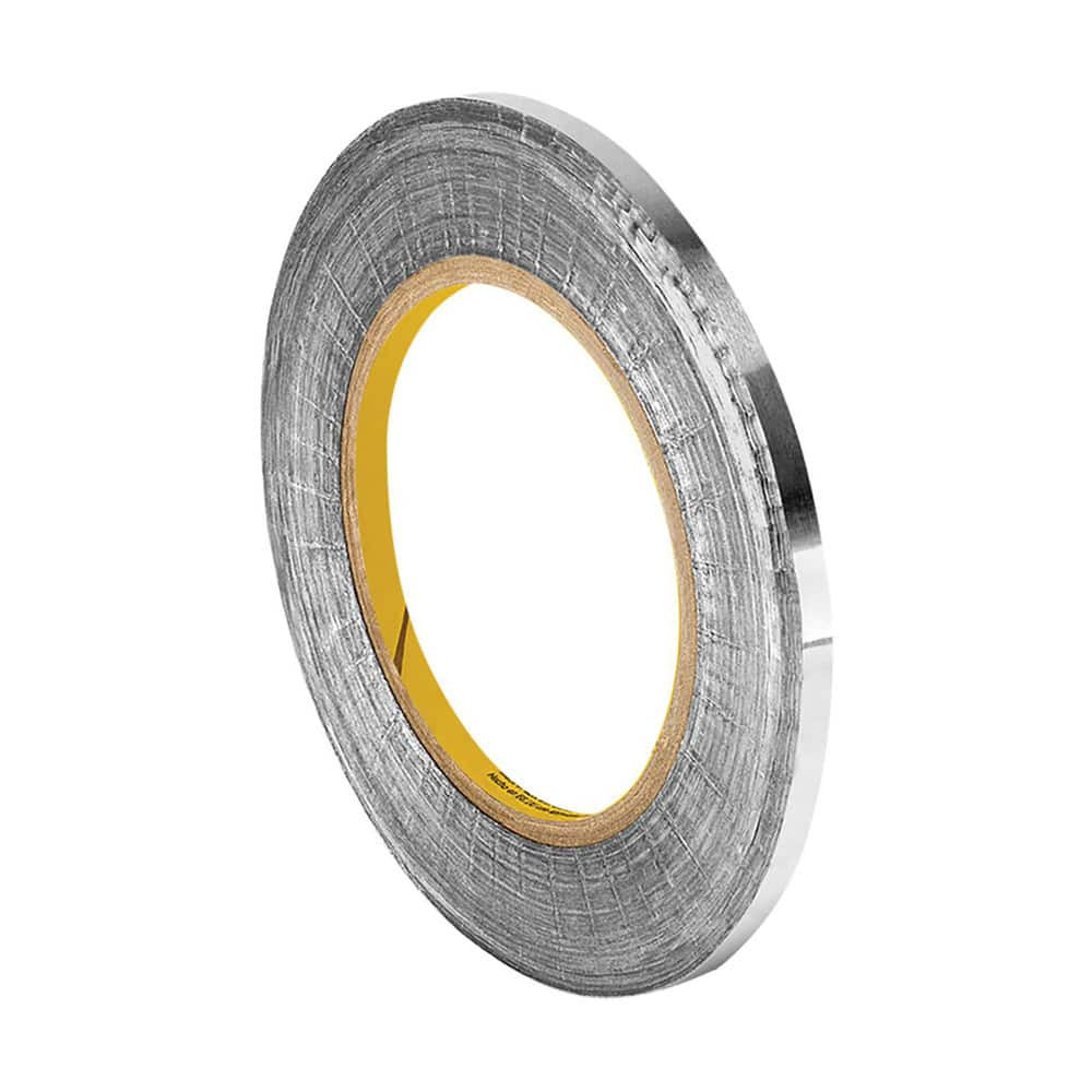 3M Duct Tape: 1" Wide, 4.6 mil Thick, Aluminum Foil 888519010655