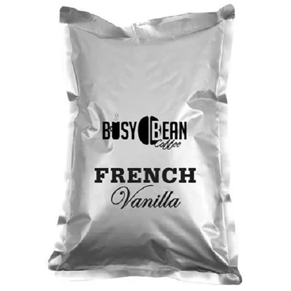BUSY BEAN COFFEE, INC 30004 Hoffman Busy Bean Coffee French Vanilla Cappuccino Mix, 2 Lb, Pack Of 6 Bags