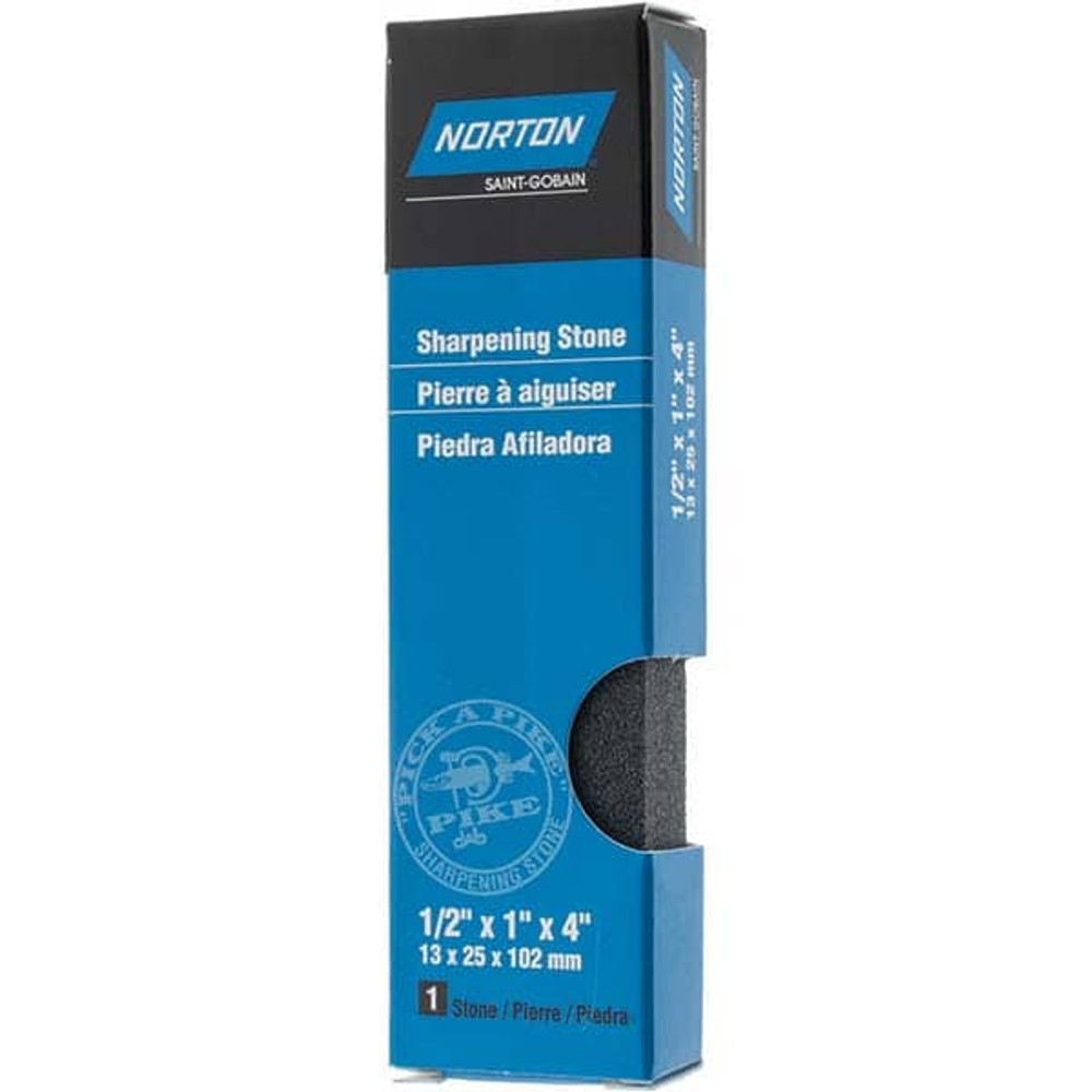 Norton 61463685480 Sharpening Stone: 1/2'' Thick, Rectangle