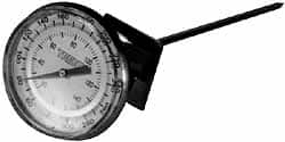 Wika 2008016 Bimetal Dial Thermometer: 50 to 550 ° F, 8" Stem Length