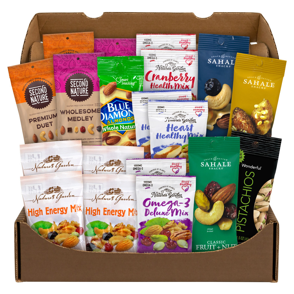 NATIONAL BRAND 700-00046 Healthy Mixed Nuts Snack Box