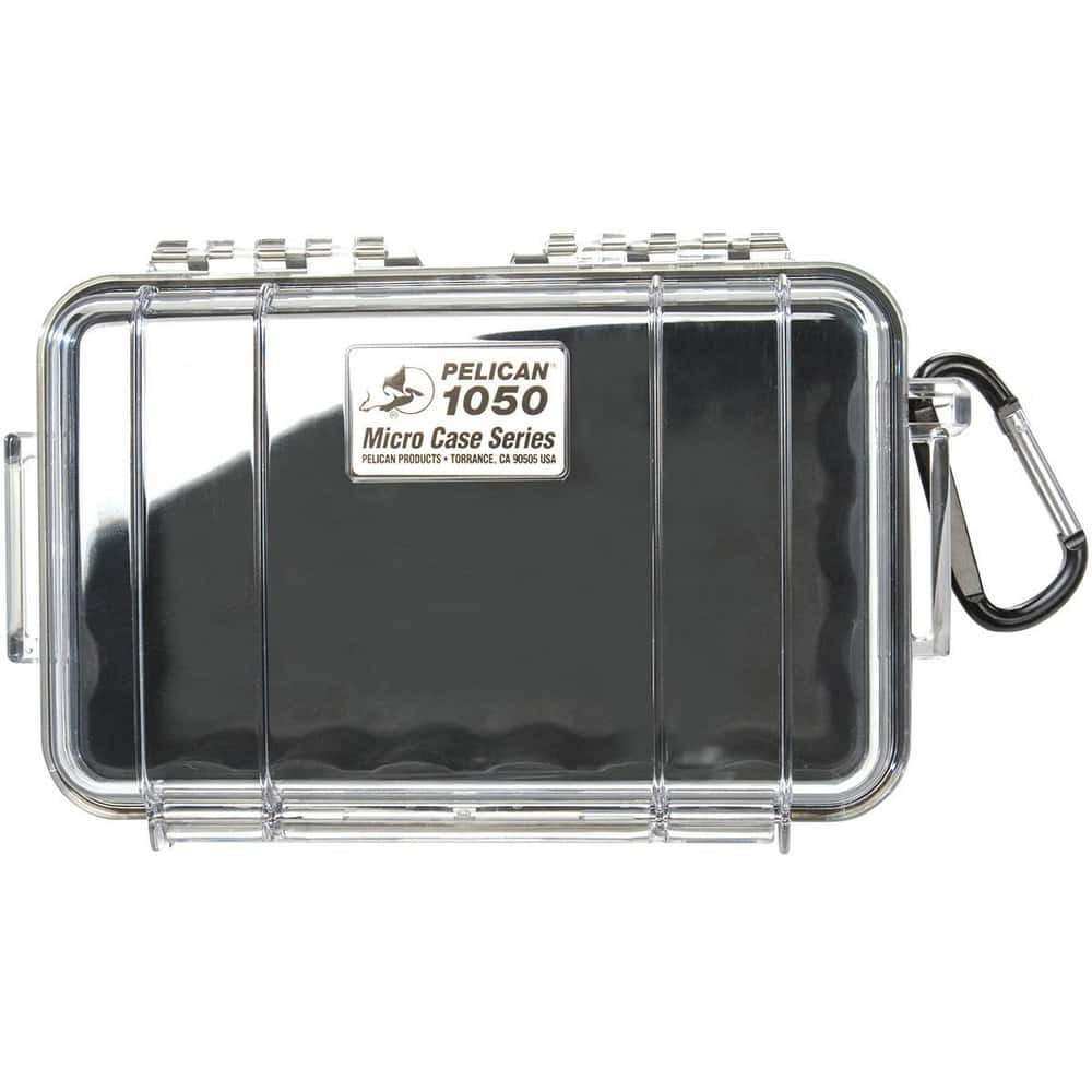 Pelican Products, Inc. 1050-025-100 Clamshell Hard Case: Liner Foam, 5-1/16" Wide, 3.12" Deep, 3-1/8" High