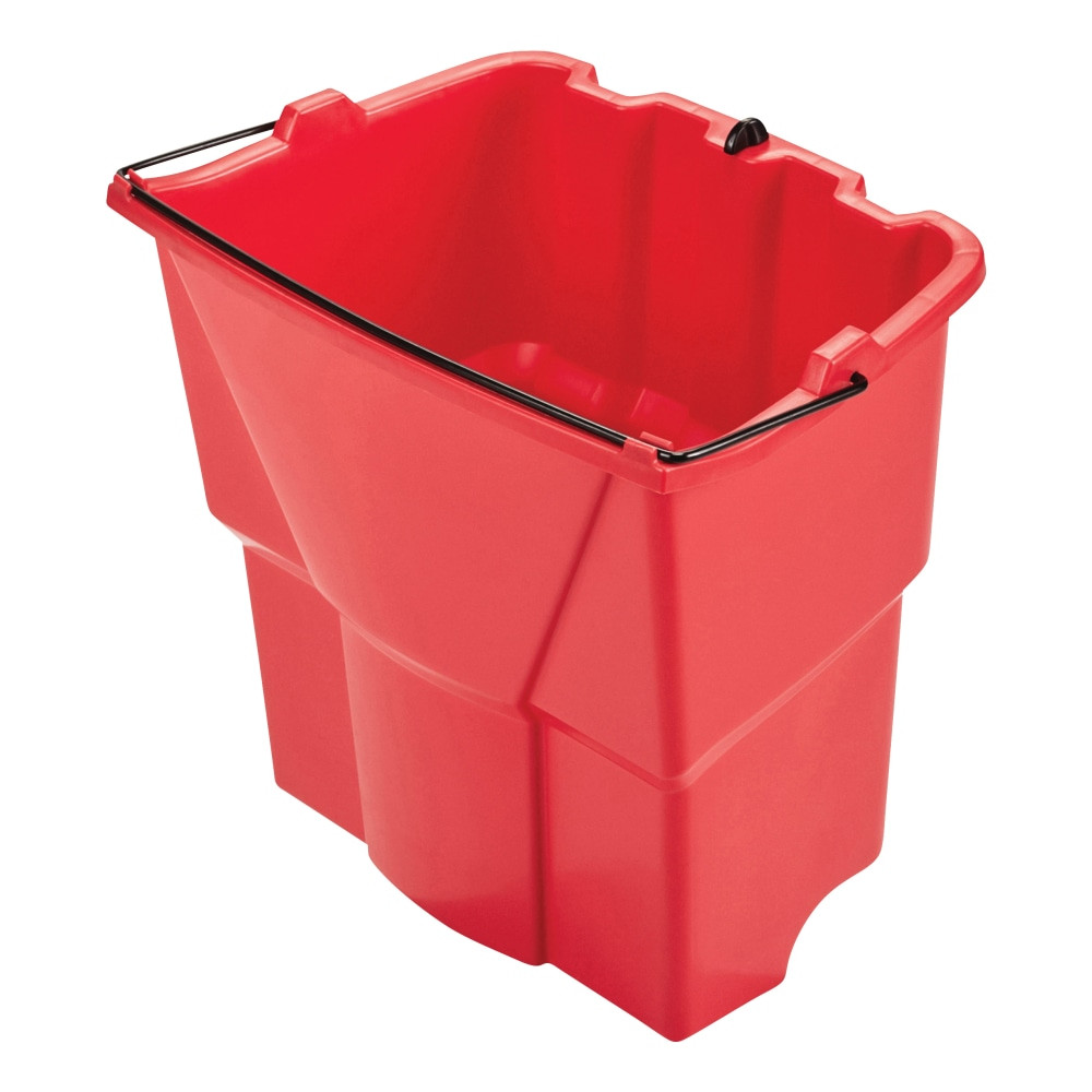 RUBBERMAID 2064907  WaveBrake 2.0 Plastic Dirty Water Bucket, 18 Qt, Red