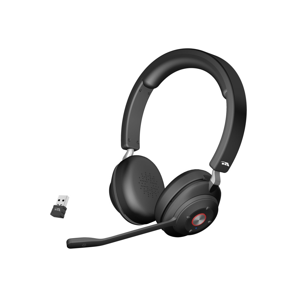 CYBER ACOUSTICS, LLC Cyber Acoustics HS-2000BT  Essential HS-2000BT - Headset - on-ear - Bluetooth - wireless - active noise canceling