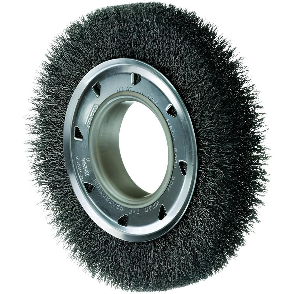 Osborn 0002200600 Wheel Brush: 6" Wheel Dia, Crimped