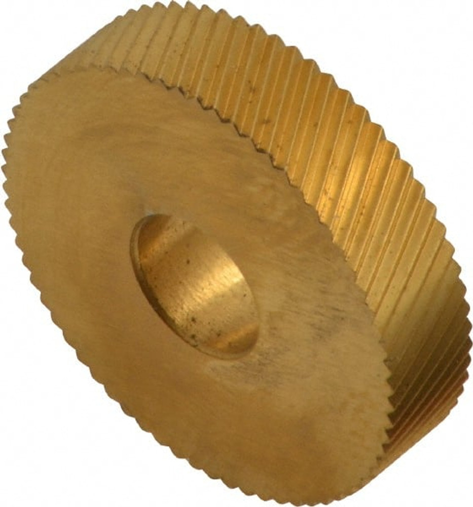 Dorian Tool 73310125446 Standard Knurl Wheel: 1" Dia, 90 &deg; Tooth Angle, 25 TPI, Diagonal, Cobalt