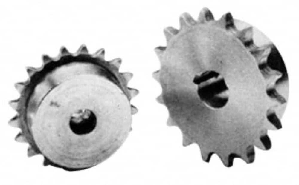 U.S. Tsubaki 50B11F-1 Finished Bore Sprocket: 11 Teeth, 5/8" Pitch, 1" Bore Dia