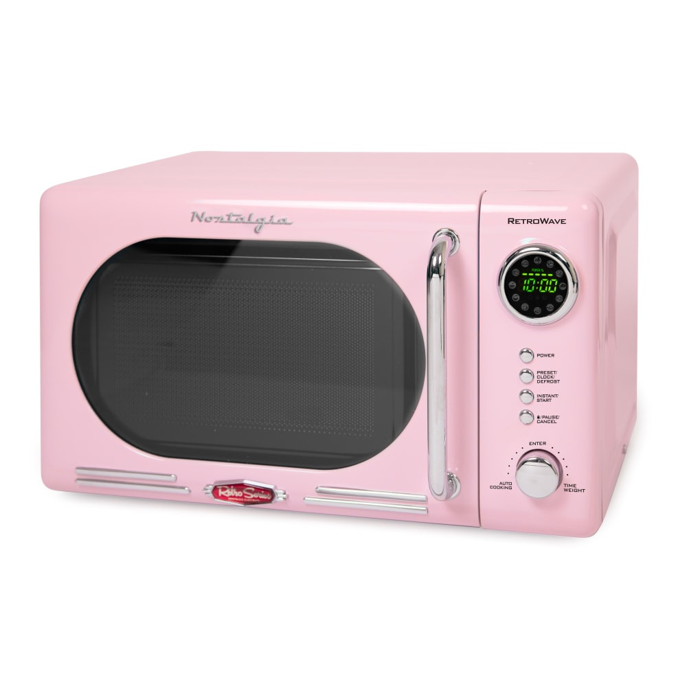 NOSTALGIA PRODUCTS GROUP LLC Nostalgia 810061705079  NRMO7PK6A Retro Microwave, 0.7 Cu. Ft., Pink