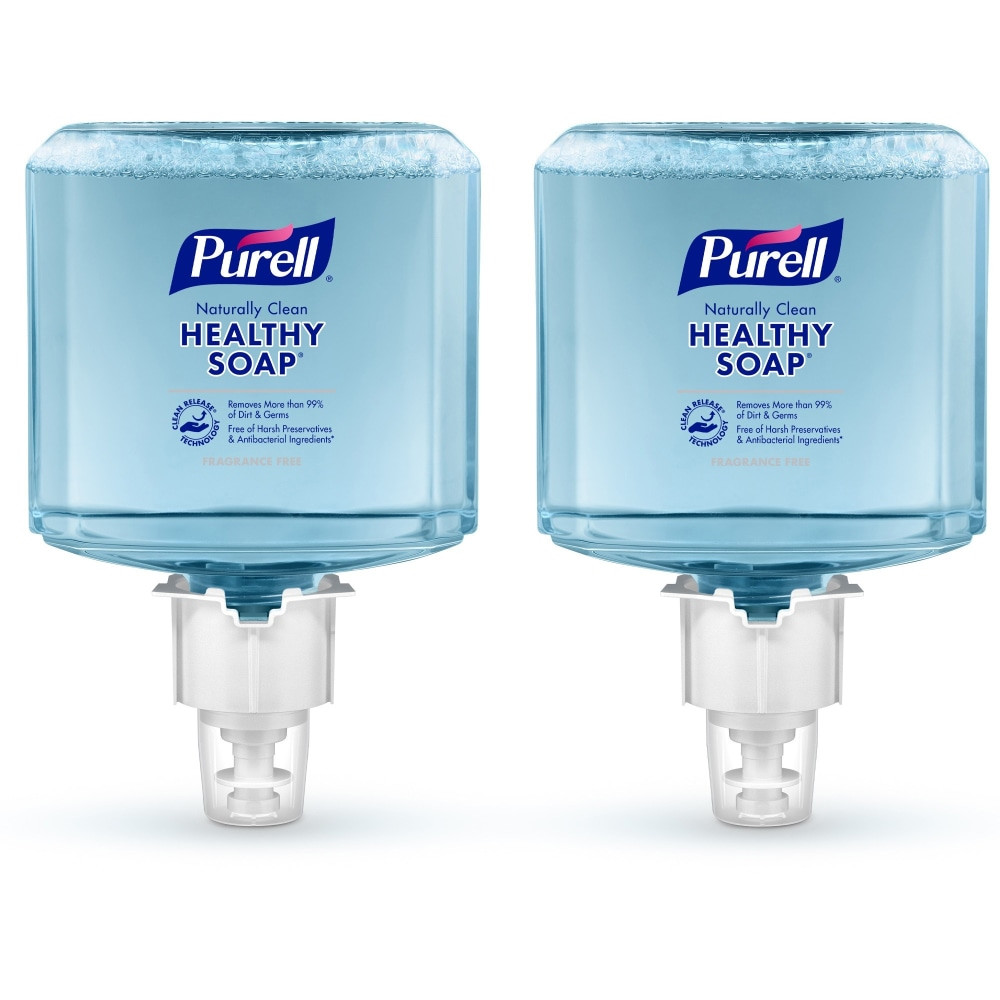 GOJO INDUSTRIES INC 647002 Purell ES6 Professional Mild Foam Hand Soap Refills, Naturally Cleam Scent, 40.5 Oz., Pack Of 2 Bottles