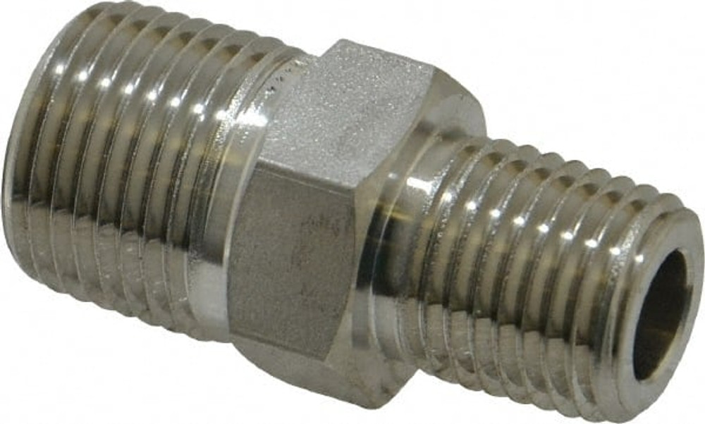 Ham-Let 3001261 Pipe Hex Plug: 3/8 x 1/4" Fitting, 316 Stainless Steel