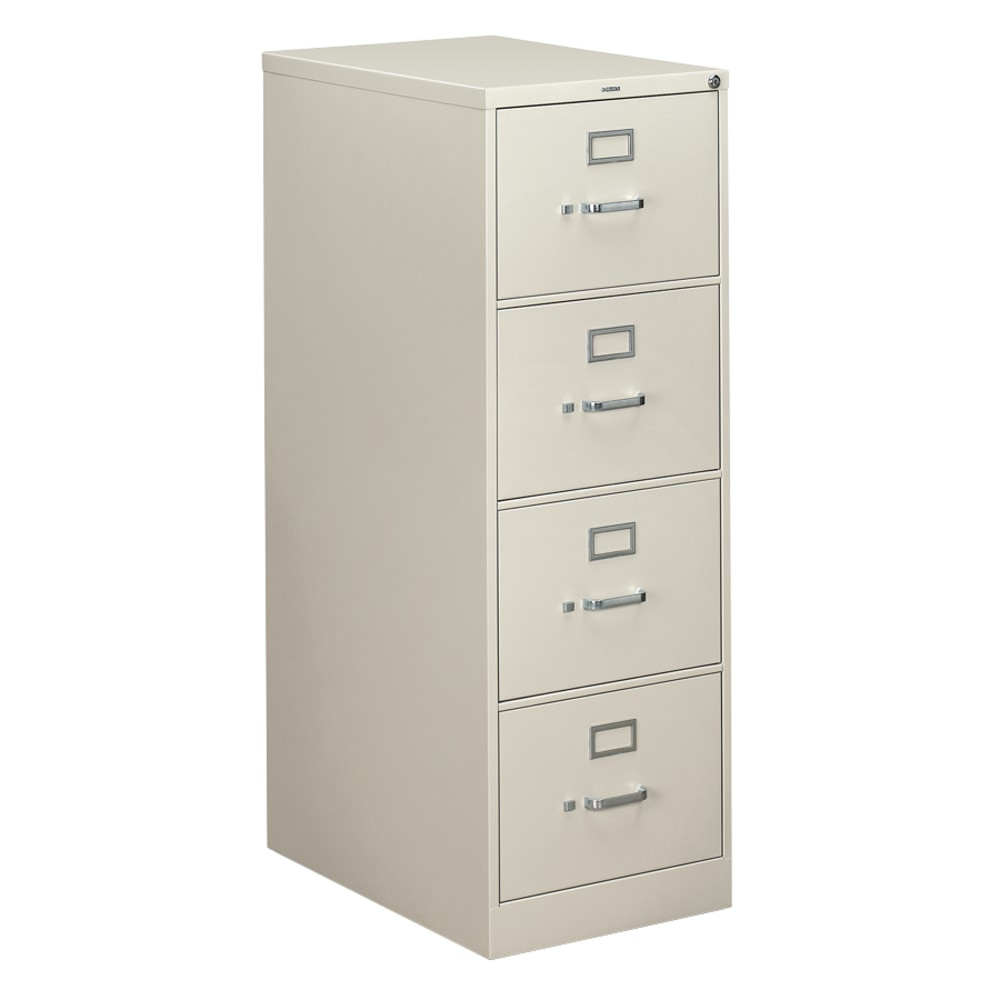 HNI CORPORATION HON 314P-Q  310 26-1/2inD Vertical 4-Drawer Letter-Size File Cabinet, Light Gray