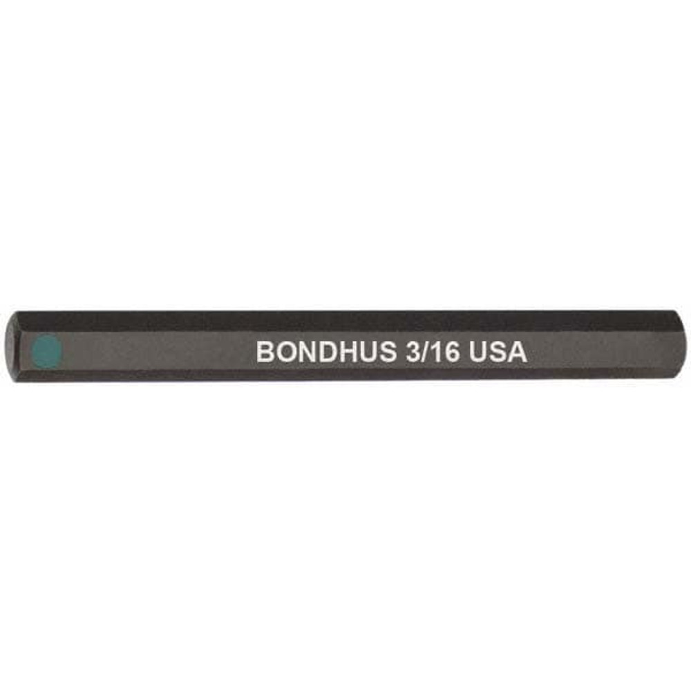 Bondhus 33210 3/16" Hex Drive Bit