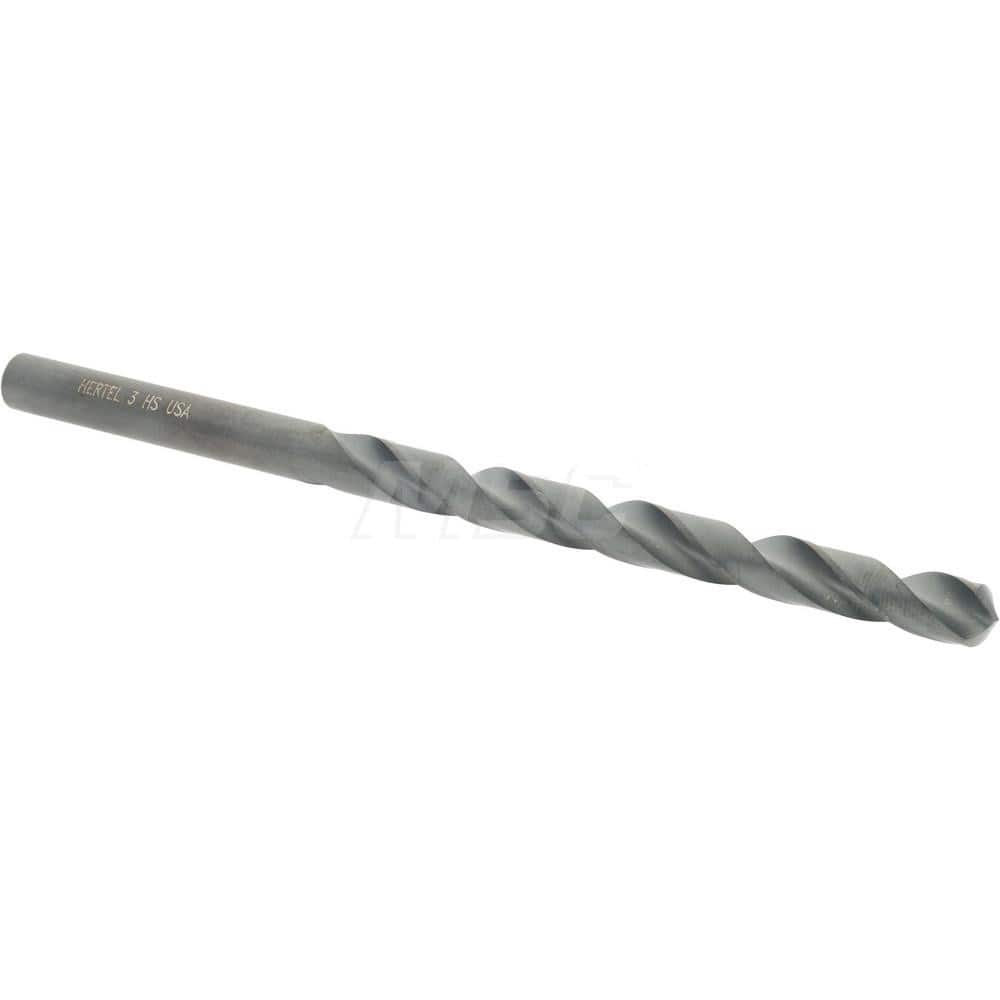 Hertel 71206205 Jobber Length Drill Bit: #3, 118 °, High Speed Steel