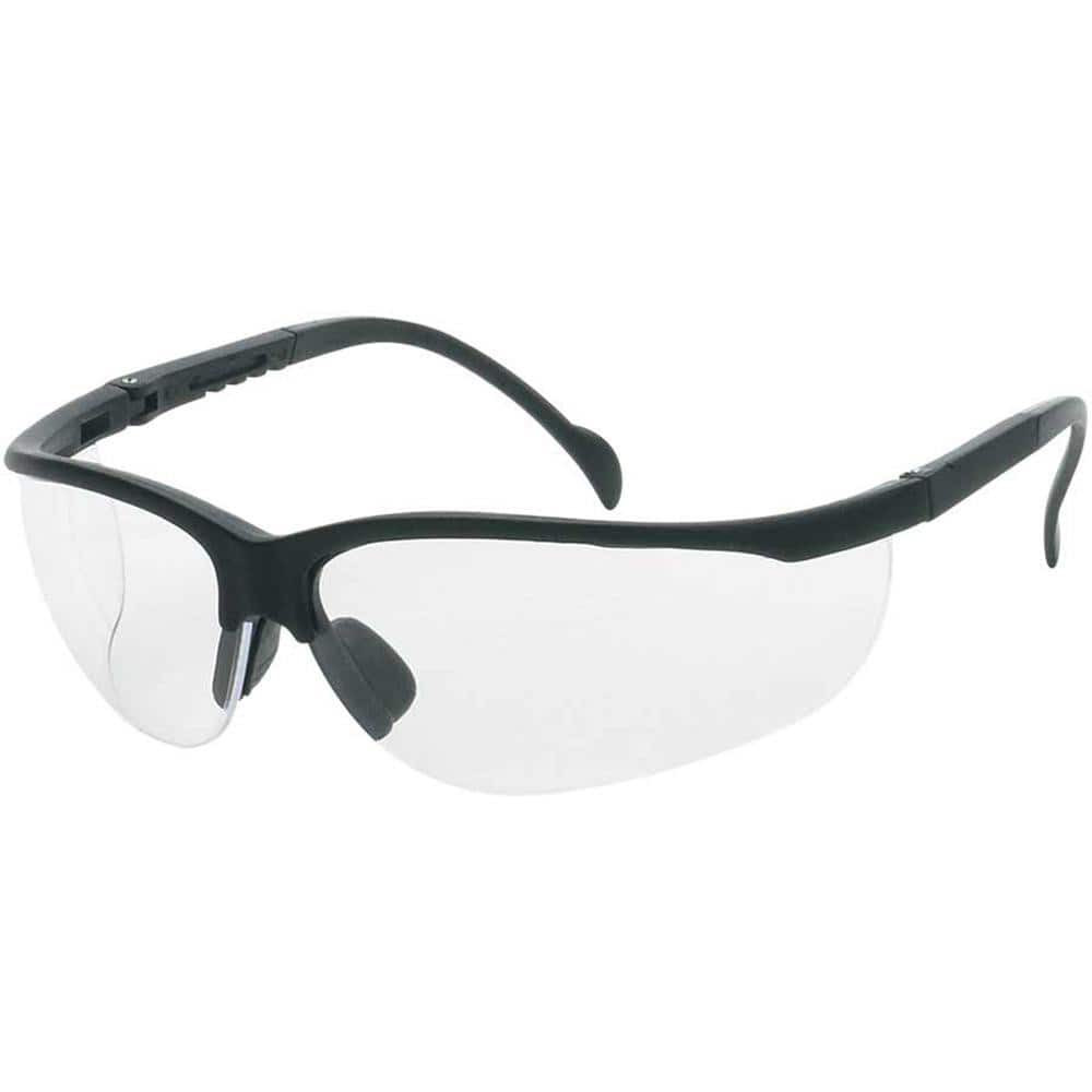 Liberty Safety 1717C Safety Glass: Scratch-Resistant, Polycarbonate, Clear Lenses, Full-Framed