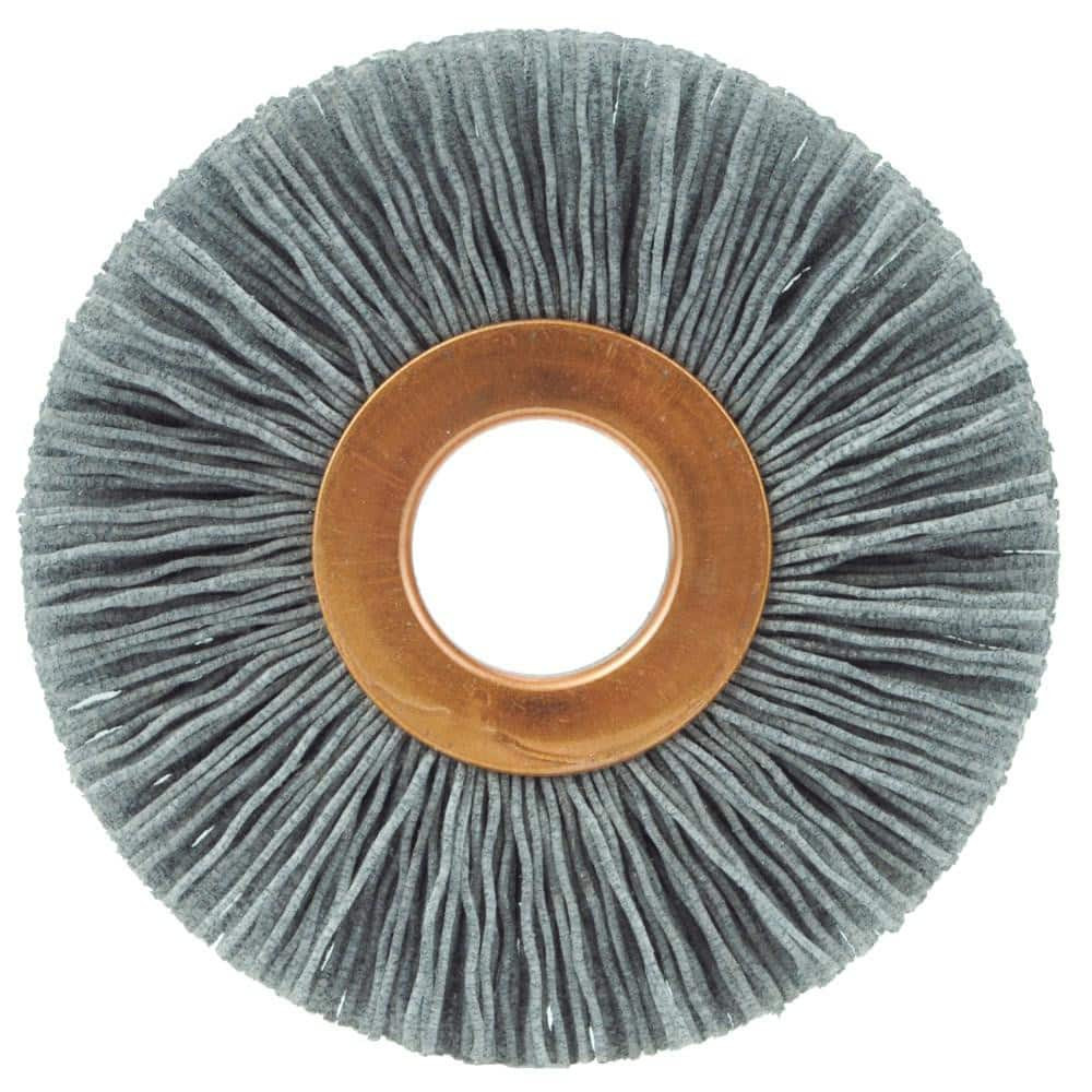 Weiler 29356 Wheel Brush: 2-1/2" Wheel Dia, Crimped