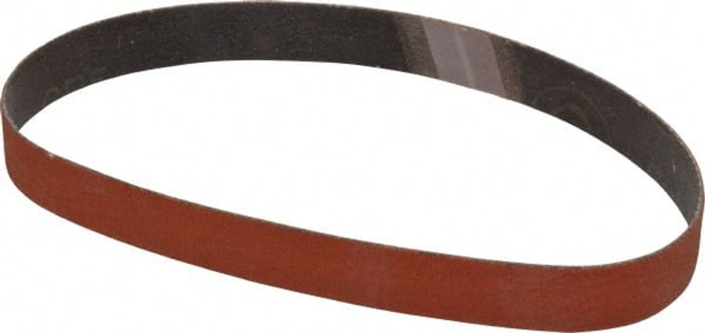 3M 7000118382 Abrasive Belt: 3/4" Wide, 18" Long, 80 Grit, Ceramic