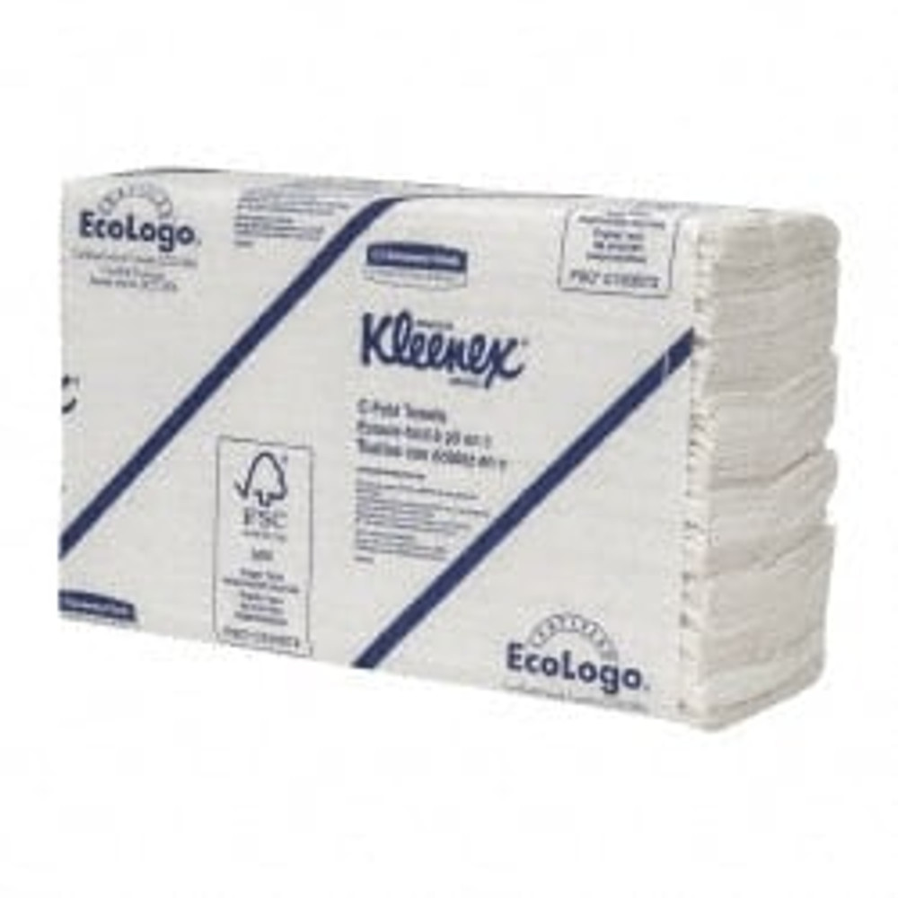 Kleenex 01500  C Fold Paper Towels (01500), Absorbent, White