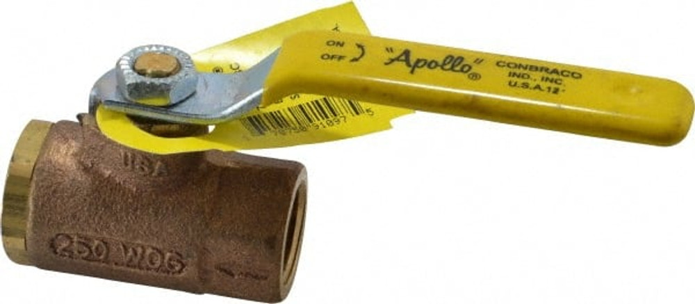 Apollo. 70103BC Standard Manual Ball Valve: 1/2" Pipe, Standard Port