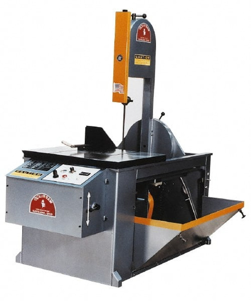 Roll-In Saw TF1420 Vertical Bandsaw: Step Pulley Drive, 14" Throat Capacity, 20" Height Capacity