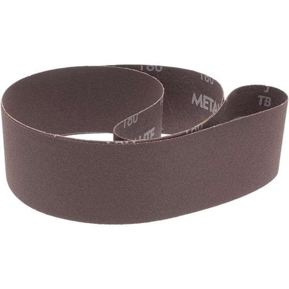 Norton 78072721223 Abrasive Belt:  2" Wide, 48" OAL, 180 Grit, Aluminum Oxide