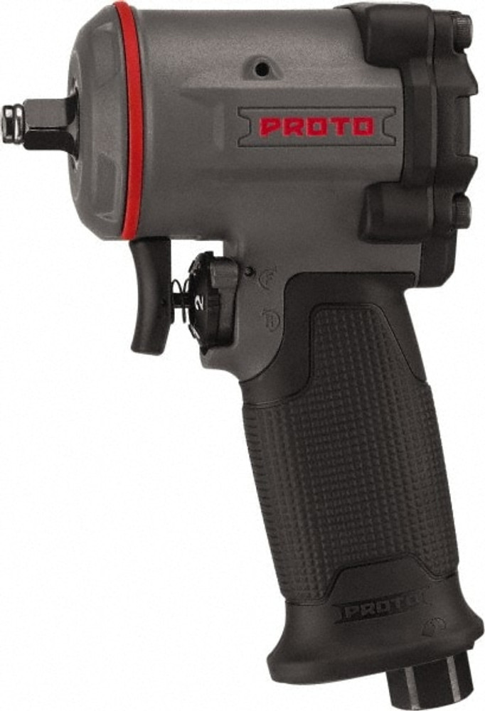 Proto J138WP-M Air Impact Wrench: 3/8" Drive, 6,000 RPM, 445 ft/lb