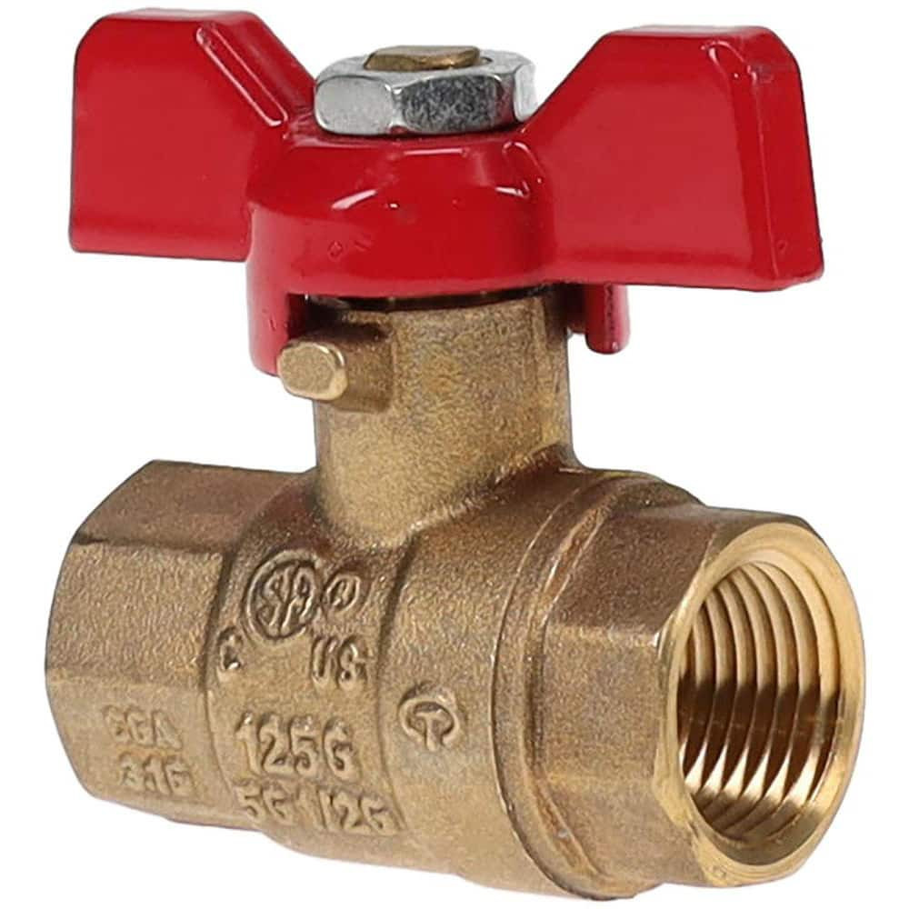 Value Collection TXN038-T Standard Manual Ball Valve: 3/8" Pipe, Full Port