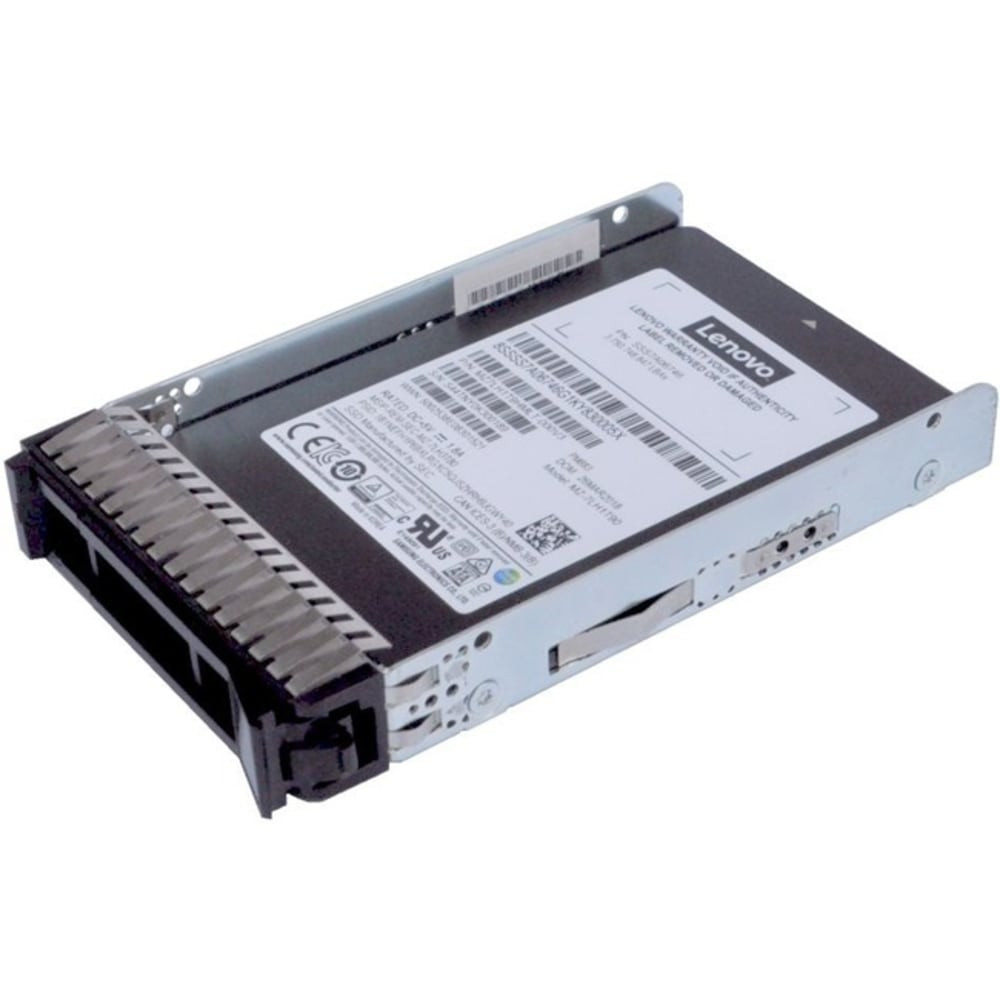 LENOVO, INC. Lenovo 4XB7A38175  PM1643a 960 GB Solid State Drive - 2.5in Internal - SAS (12Gb/s SAS) - Read Intensive - Server Device Supported - 1 DWPD - 1752 TB TBW - 1000 MB/s Maximum Read Transfer Rate - Hot Swappable