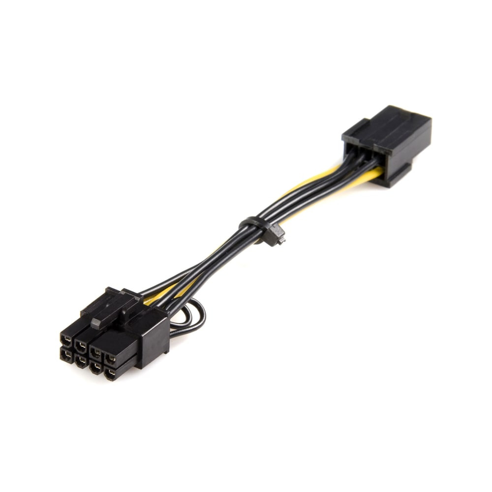 STARTECH.COM PCIEX68ADAP  Power Adapter Cable - PCI Express - 6 Pin - 8 Pin - PCIe - Connect a standard 6-pin PCI Express power connection on the Power Supply to 8-pin ATI and NVidia video cards