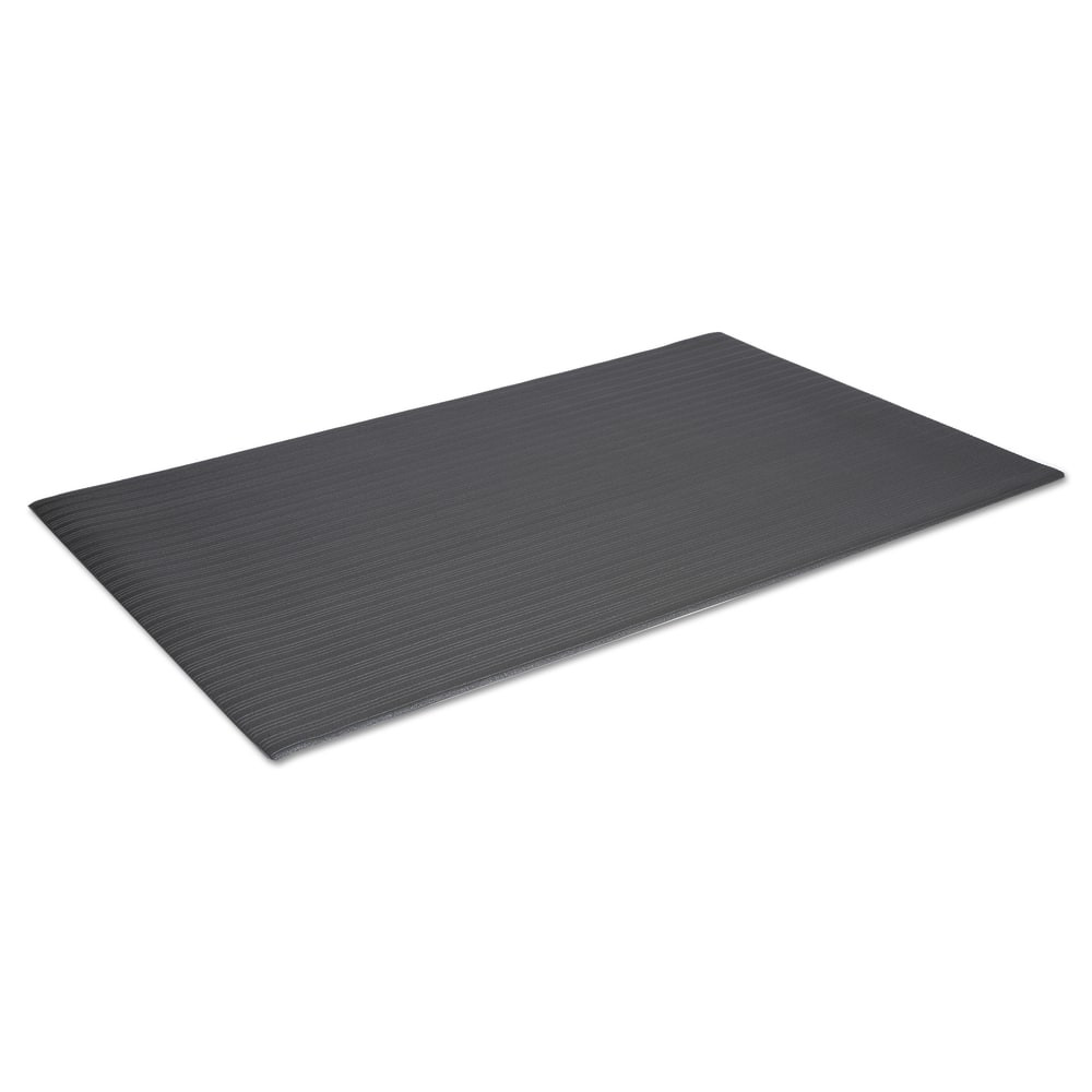 LUDLOW COMPOSITES CORPORATION Crown Mats FL2436BK Crown Ribbed Vinyl Anti-Fatigue Mat, 2ft x 3ft, Black