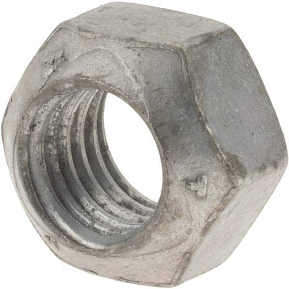 MSC 41774 Hex Lock Nut: Distorted Thread, Grade 12 Steel, Cadmium Dichromate Finish