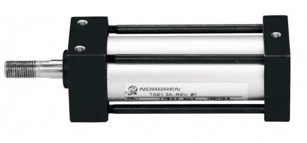 Norgren TFR5/16-1 1/8X4 Single Acting Rodless Air Cylinder: 1-1/8" Bore, 4" Stroke, 150 psi Max, 1/8 NPTF Port