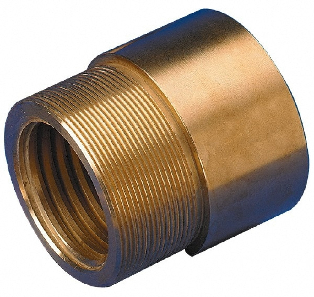 Keystone Threaded Products 1/2-10L5 1.12" Long, 3/4" High, 1/2" Thread Length, Bronze, Left Hand, Round, Precision Acme Nut