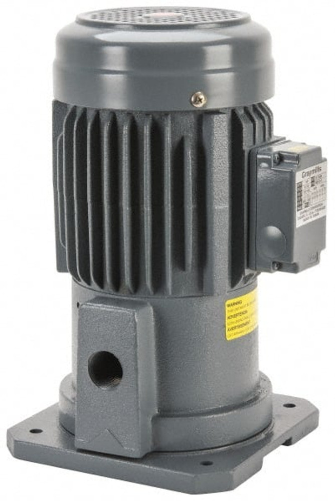 Graymills IMS100-F Suction Pump: 1 hp, 230/460V, 3 Phase, 3,450 RPM, Cast Iron Housing