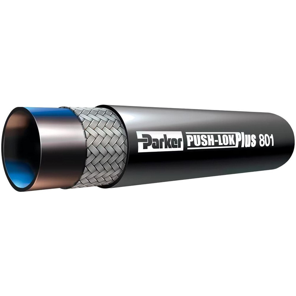 Parker 801-4-BLK-RL Push-on Air Hose: 1/4" ID, 600'