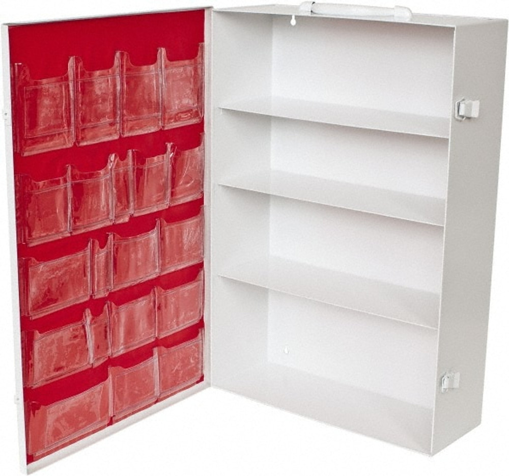 Medique 701MTM 15-1/8 Inch Wide x 5-1/8 Inch Deep x 21-1/8 Inch High, Fixed Industrial Empty First Aid Cabinet