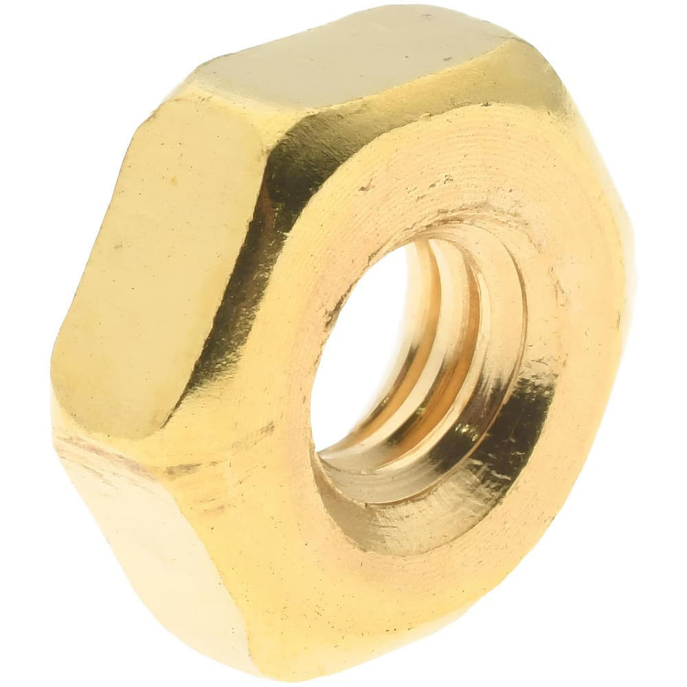 Value Collection 91604 Hex Nut: #8-32, Brass, Uncoated